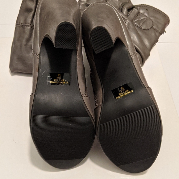 Nadara Sprint Gray Heeled Boots Size 6M - Picture 2 of 4